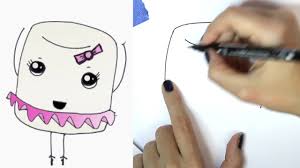 Often served as a stew or skewered and dipped into soy sauce. How To Draw Cartoon Marshmallow Cute And Easy Step By Step Kawaii Food Youtube