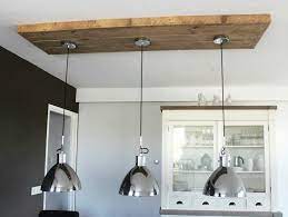 plafond lampen op steigerhout plafond eiland houten plafond plafond lampen eettafel