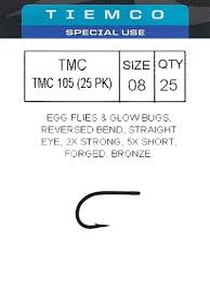 Tiemco 105 Fly Hooks