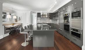 Pin By Robbie Interiors On Kitchens And Baths Modern Grey Kitchen Modern Kitchen Design Kitchen Cabinet Design