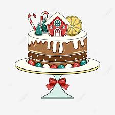 Cute Style Christmas Holiday Cake Cake Clipart Christmas Festival Png Transparent Clipart Image And Psd File For Free Download