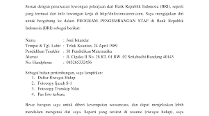 Mengapa magang itu penting sebelum melamar kerja. Contoh Surat Lamaran Kerja Toserba Yogya Contoh Surat
