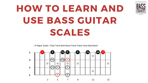 Bass Guitar Scales How To Learn And Use Them Patterns