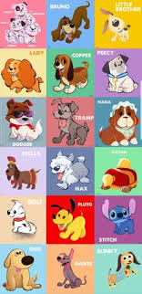 With so many different characters and storylines within the genre, you'll have no trouble finding a name that suits your dog's unique personality. 36 Disney Dogs Ideas In 2021 Disney Dogs Disney Dogs