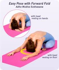 Adding A Forward Fold Is A Soothing Way To Add Variety To The Basic Seated Yoga Posture Easy Pose Sukhasan Yoga Poses For Beginners Yoga Poses Beginner Poses