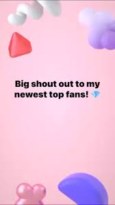 Big shout out to my newest top fans! 💎 Teri DeLong, Fran Novick, Jack  Wheatbrook
