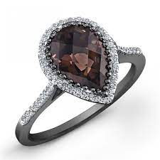 Black diamond equipment is a manufacturer of equipment for climbing, skiing, and mountain sports, based in utah, united states. Black Sterling Silver Pear Shaped Smokey Quartz Di