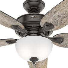 I am looking for black color fan blades. Hunter Channing 54 In Led Indoor Easy Install Noble Bronze Ceiling Fan With Hunterexpress Feature Set And Remote 53366 The Home Depot