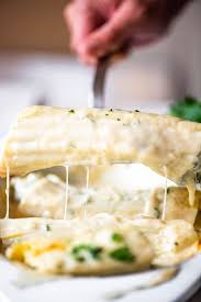 Chicken And Spinach Manicotti With Copycat Olive Garden Alfredo Manicotti Recipe Spinach Manicotti Manicotti