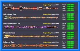 8 ball pool (legendary cue aim & unlimited scratch). Level Max Cues With Pictures The Miniclip Fan Forum