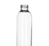 6 oz clear PET plastic cosmo round bottle