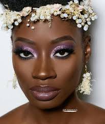 Black And Silver Eyeshadow Looks Pin By Elegant On Silver Lavender Wedding Guest Makeup Makeup For Black Women Wedding Makeup