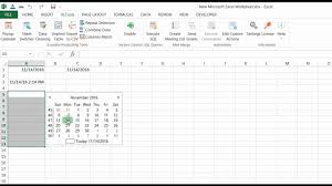 How To Insert Dates From A Popup Calendar Date Picker In Excel User Guide Xltools