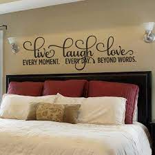 Winston Porter Live Laugh Love Wall Decal Extra Large Wayfair Wall Decals For Bedroom Wall Lights Bedroom Bedroom Decor