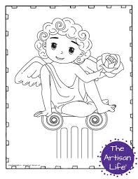 Say your warmest greetings with stunning. Free Printable Cupid Coloring Pages For Valentine S Day The Artisan Life