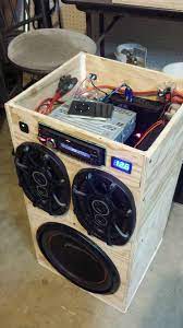 Diy Portable Stereo Diy Boombox Subwoofer Box Design Woodworking