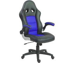 Ordina direttamente online o ritira in negozio. Cadeira Gaming De Escritorio Irene Preto E Azul Conforama
