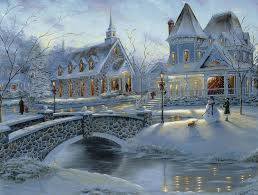 Maybe you would like to learn more about one of these? Home For Christmas By Robert Finale Christmas Paintings Thomas Kinkade Scenery