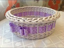 плетение из газет мастер класс елены тищенко пошагово для начинающих 1021 Master Klass S Ninoj Korzinka Iz Gazet Woven Basket From Newspaper English Subtitles Youtube Paper Basket Weaving Basket Newspaper Basket