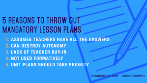 While Mandatory Teacher Lesson Plans Might Seem Like An Idea Long Retired I Am Continuously Amazed At How Many D Lesson Plans Teacher Lesson Plans How To Plan