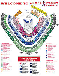 Angels Stadium Seating Chart With Rows Anaheim Stadium Seating