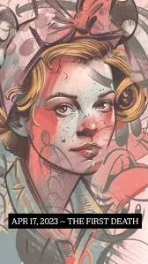 Day 72 // The First Death (Apr ’23), My brain went analog., The pictures  wouldn’t hold., So I borrowed a ghost—dropped her to 20%—and drew until she  disappeared., AI as scaffold. Blood, hand, and will ...