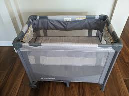 Baby trend crib with grey floral pattern. Baby Trend Mini Nursery Center Playard Dotted Diamond Gray Walmart Com Walmart Com