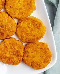 Sweet Potato Patties Can Be Made With Leftover Mashed Sweet Potatoes Sweet Potato Patties Canned Sweet Potato Recipes Sweet Potato Recipes Mashed