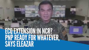 Ayon kay abalos, walang katotohanan ang nasabing ulat na nagkasundo ang mga mayor sa metro. Ecq Extension In Ncr Pnp Ready For Whatever Says Eleazar Youtube