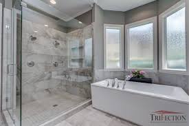Frames come in a variety of colors to match or blend with the rest of your bathroom fixtures, the most popular being black, brushed nickel, pewter, silver, and gold. Walk In Shower Ideas Custom Island Installation In Houston