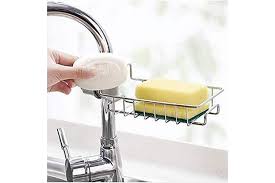 Check spelling or type a new query. Dick Smith Restlandee Sink Caddy Organiser Kitchen Faucet Sponge Holder Drainer Caddy For Dishwashing Stainless Steel Faucet Storage Rack Hanging Shelf Soap Sponge Storage Rack Holder Faucet Sponge Hanging Home