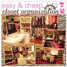 In just two days, you'll have an organized closet. Easy Cheap Closet Organization Closet Organization Cheap Cheap Closet Closet Organizing Systems