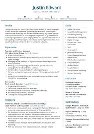 Maybe you would like to learn more about one of these? Social Media Strategist Resume Sample 2021 Writing Tips Resumekraft