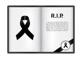 Black Ribbon Black Candles Mourning Premium Vector In 2020 Open Book Black Ribbon Black Candles