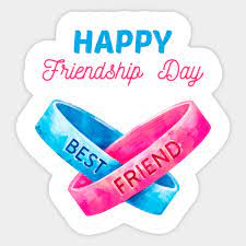 Friendship day (also international friendship day or friend's day) is a day in several countries for celebrating friendship. Happy Friendship Day Best Friends Gift Friendship Day Aufkleber Teepublic De