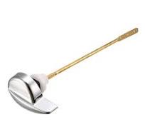 212mm Brass Straight Rod Side Mount Toilet Tank Flush Trip Lever Handle