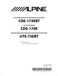 You to look guide alpine cde 9841 manual as you such as. Alpine Cde 173ebt Owner S Manual Pdf Download Manualslib