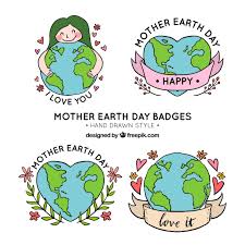 Another one lot of posters made by. Download Vector Earth Day Badge Vectorpicker