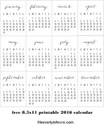 You can use the calendar customization so that you can effortlessly download and print from your printer using a4, letter, legal, 8 1/2 x 11, 8.5 paper sizes x 11, 8 x 10. Free 2016 Printable Calendar Beverly Lefevre