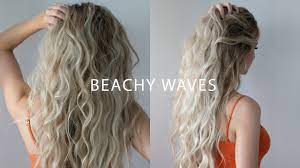 Or long hair, for that matter! How To Beach Waves With Flat Iron Hair Tutorial Youtube