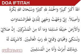 Meskipun tidak dihukumi wajib, tentu akan sangat baik bagi kita, jika. Bacaan Doa Iftitah Sholat Arab Dan Terjemahan Lengkap Runimas