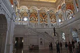After the burning of washington in 1814, the original library. Library Of Congress Kongress Bibliothek Washington Dc