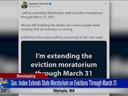 Steve corker, president of the landlord's. Gov Inslee Extends State Eviction Moratorium Through March 31 News Khq Com