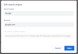 Find google in the default search engines list. How To Remove Google Chrome S Google Search Engine Parameters Super User