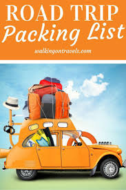 Essential Road Trip Packing List For Safe Travel Road Trip Packing List Road Trip Packing Road Trip