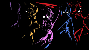 Anime Characters Outline Black Wallpaper Anime Wallpaper Download Android Wallpaper Anime Dark Anime