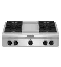 kitchenaid kgcu463vss gas cooktop