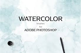20 watercolor mask ps brushes abr.vol.10. Watercolor Photoshop Brush Set Design Cuts