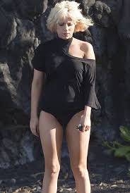 Her unique costuming and makeup, strong. Lady Gaga Without Makeup