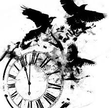 Konstruktionen berechnungen und zeichnungen zifferblatt zeichnen : Raven Crow Clock Tattoo Novocom Top